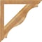 Ekena Millwork Funston Traditional Rough Sawn Bracket, Western Red Cedar, 4"W x 42"D x 42"H BKT04X42X42FST01RWR - alternate 2